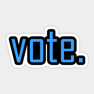 vote. Sticker